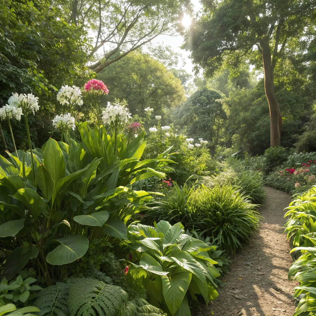 Vision of flourishing plants